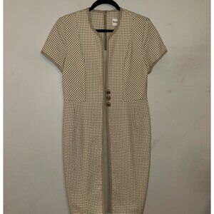 Danny & Nicole Capsule Wardrobe Midi Taupe — Size 8